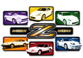 13x19’’ glossy print of Datsun/Nissan Z cars collection