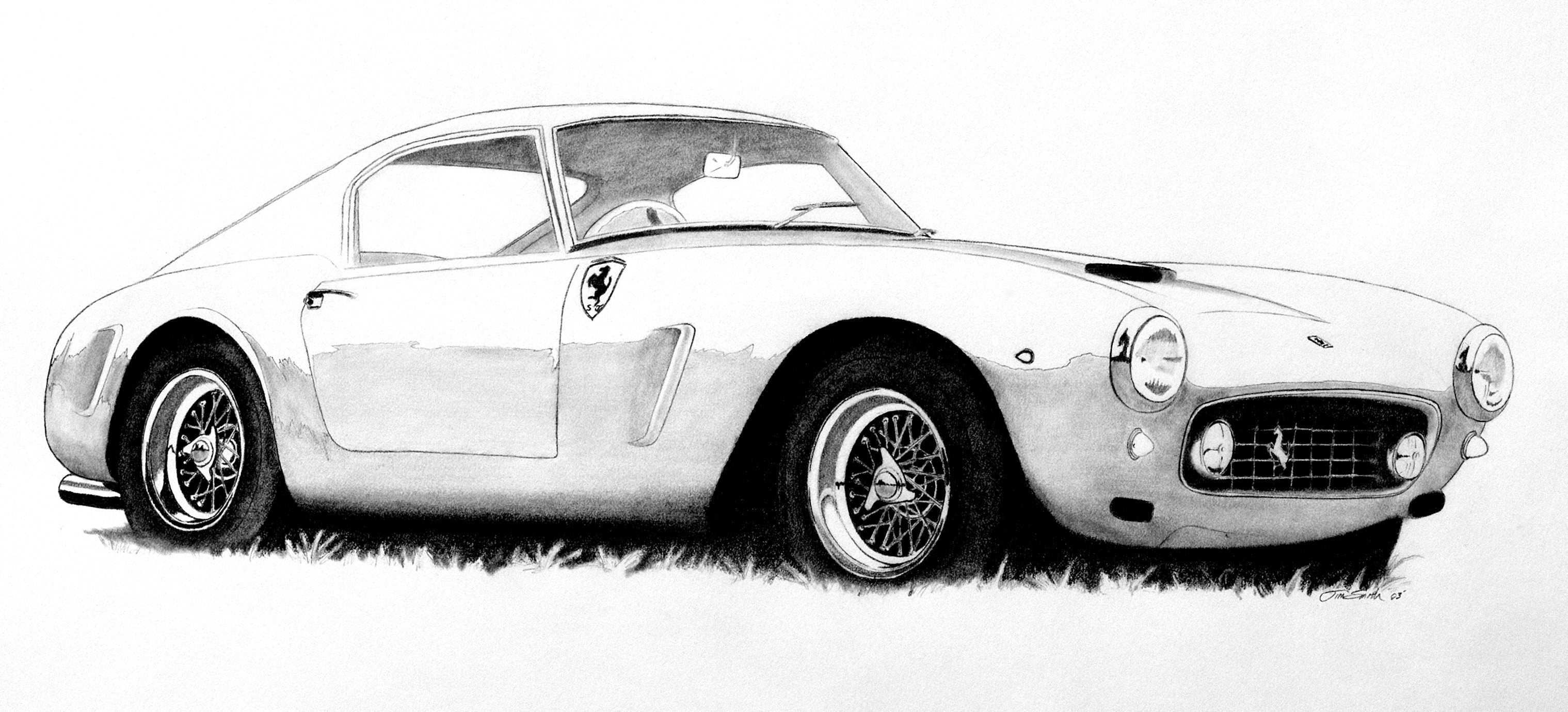 Ferrari 250 SWB 13 x 19" Glossy Print