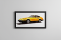 280ZX Watercolor Framed