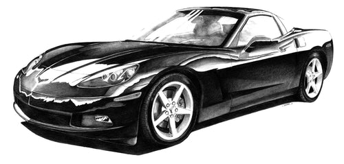 C6 Corvette 13 x 19" Glossy Print