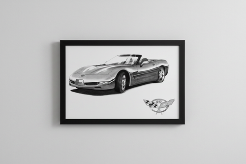 C5 Corvette Framed