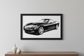 C6 Corvette Framed