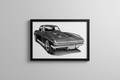 Chevrolet Corvette Framed
