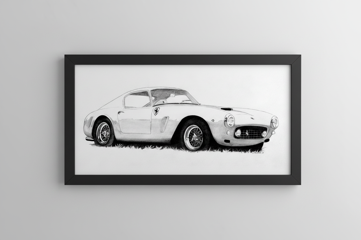 Ferrari 250 SWB Framed