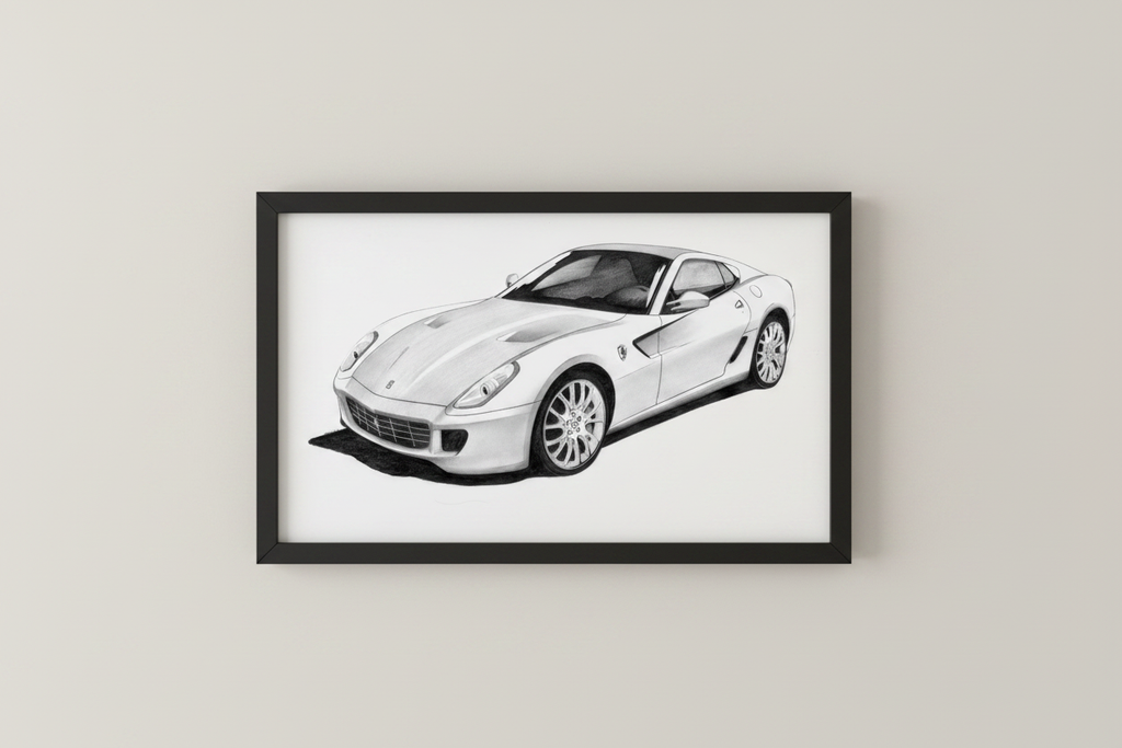 Ferrari 599 Framed