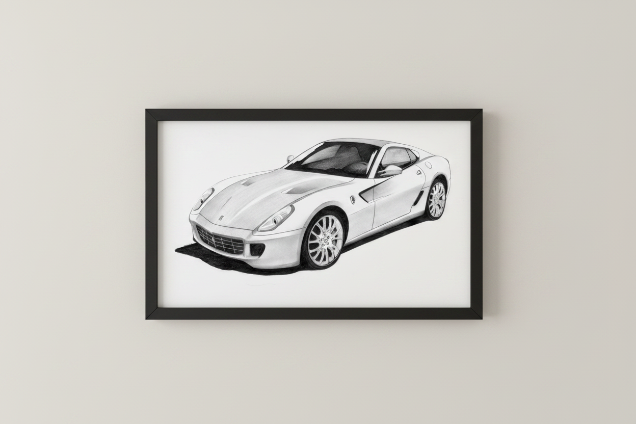 Ferrari 599 Framed