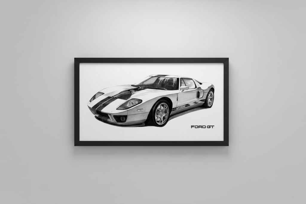Ford GT Framed