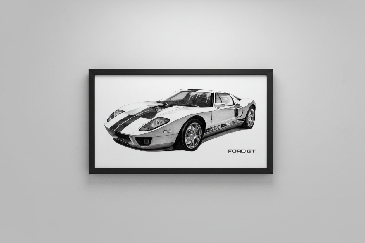 Ford GT Framed
